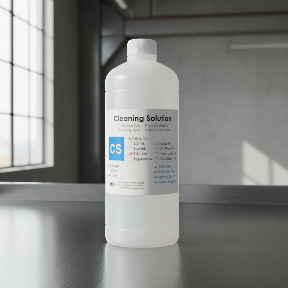 DTG ink line flushing solution - 1L — DTG Flushing solution 1LT for printers-Ink line use for DTG  printers
