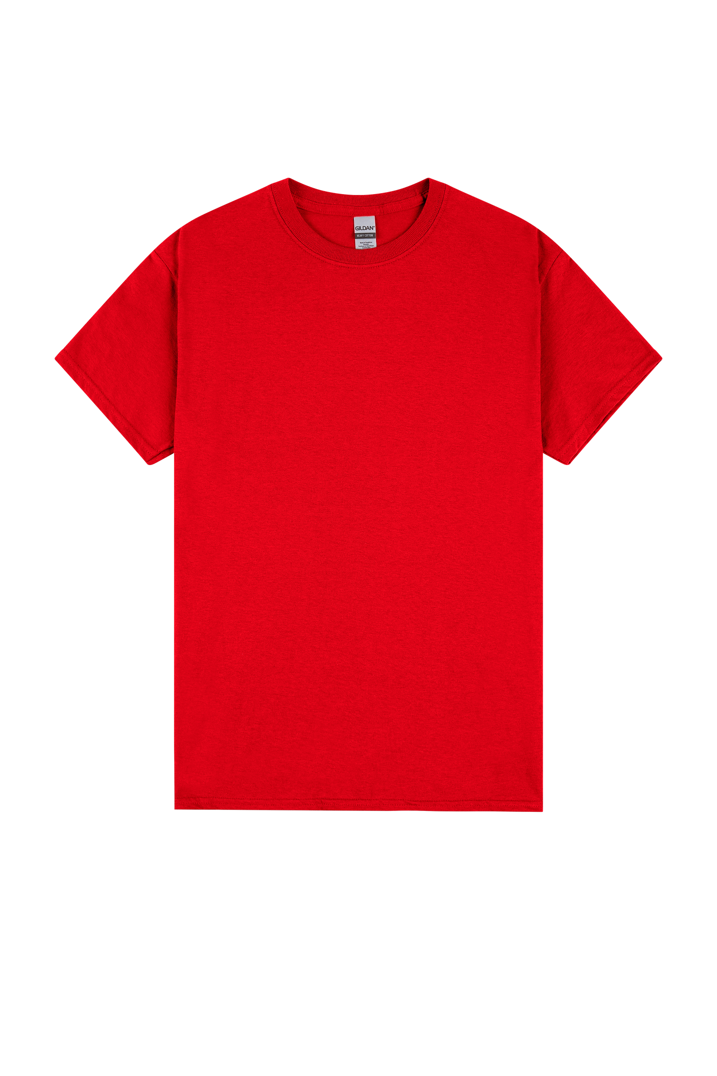 gildan unisex T red front view