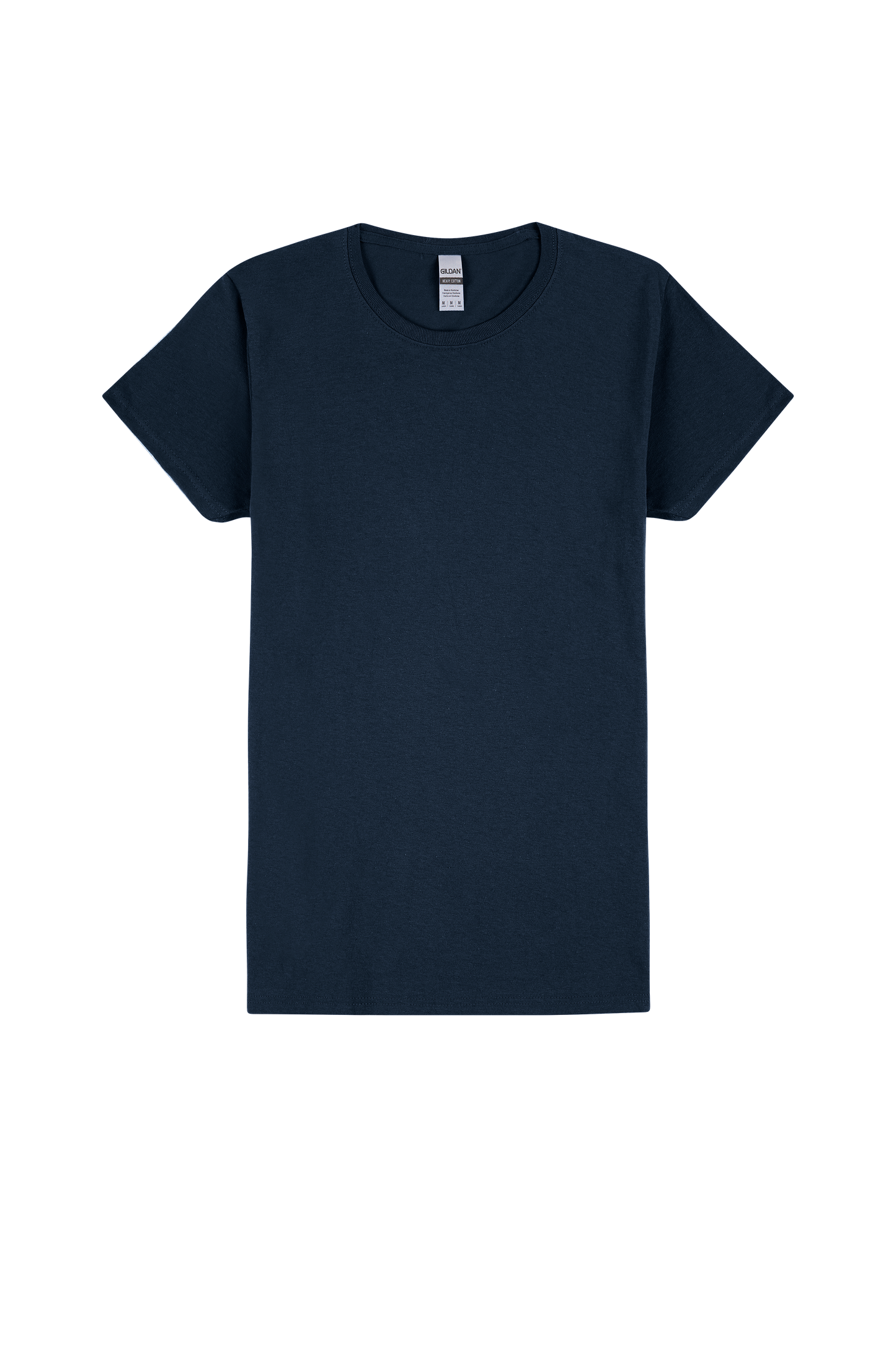 gildan womens T navy front view