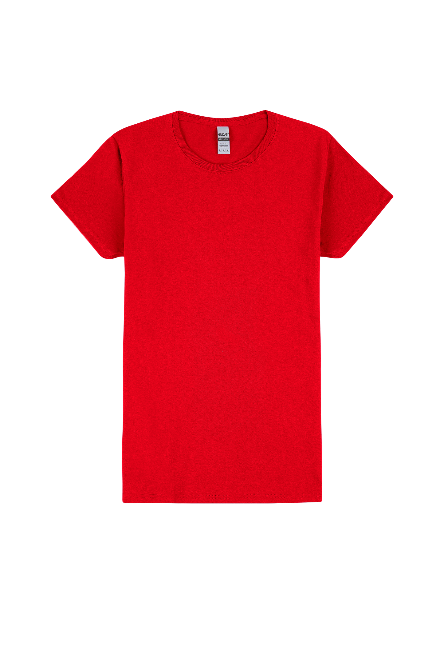 gildan womens T red front view