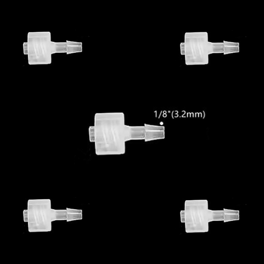 Male Luer Lock Clear - 1/8" (3.2mm) x 5