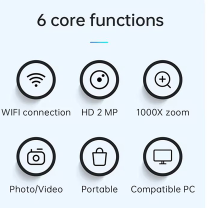 phone microscope  6 functions image