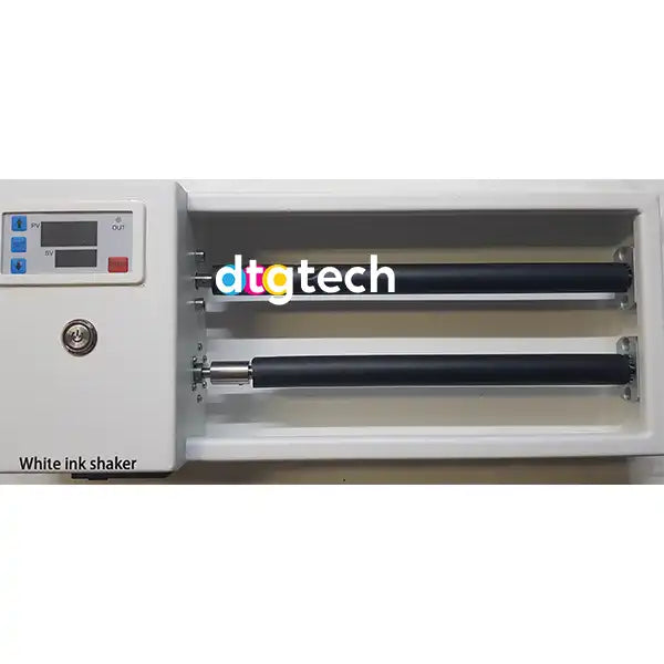 white in roller machine full — White ink roller machine for smooth ink for DTG & DTF printers