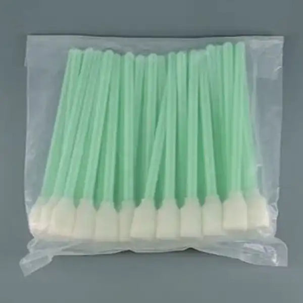 Cleaning Swaps Green 50 pack — Soft Tip Cleaning Swabs for printer maintenance for DTG & DTF printers
