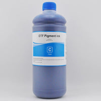 DTF pigment ink - Cyan 1L bottle — DTF PET Film Pigment Inks for Epson A1 printheads for DTF printers
