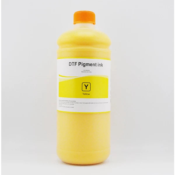 DTF pigment ink - Yellow 1L bottle — DTF PET Film Pigment Inks for Epson A1 printheads for DTF printers
