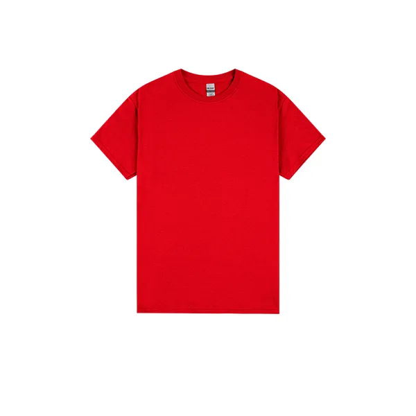 gildan unisex T red front view — Gildan Unisex - Cotton Tee Shirt Blank for Printing for DTG & DTF printers