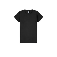 Gildan ash T for women front — Gildan Women's - Cotton Tee Shirt Blank for Printing for DTG & DTF printers