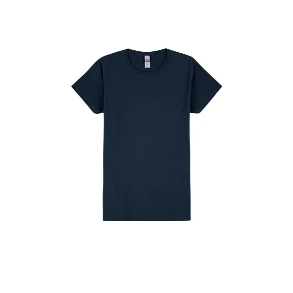 gildan womens T charcoal front view — Gildan Women's - Cotton Tee Shirt Blank for Printing for DTG & DTF printers