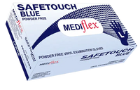large medical gloves - Blue — Blue Powder Free Vinyl Examination Gloves - Box for DTG & DTF printers
