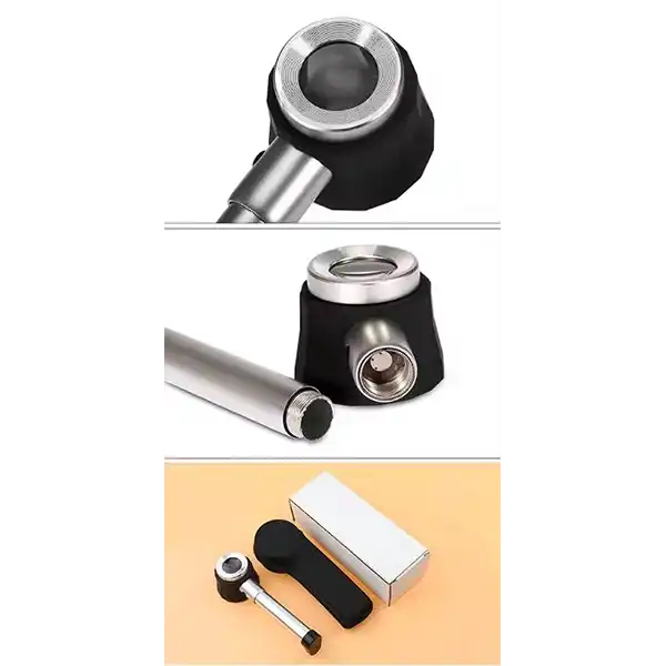 magnifying loupe magnifying glass image 2 — Optical Glass 10x Magnifier Loupe with measurement for DTG & DTF printers
