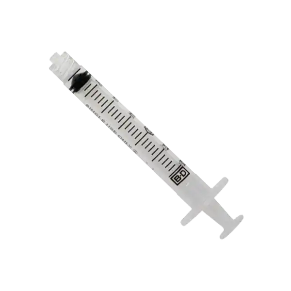 Luer slip syringe - 20ml, Eccentric nozzle — 20ML Luer Slip Nozzle Syringe for precise application for DTG & DTF printers