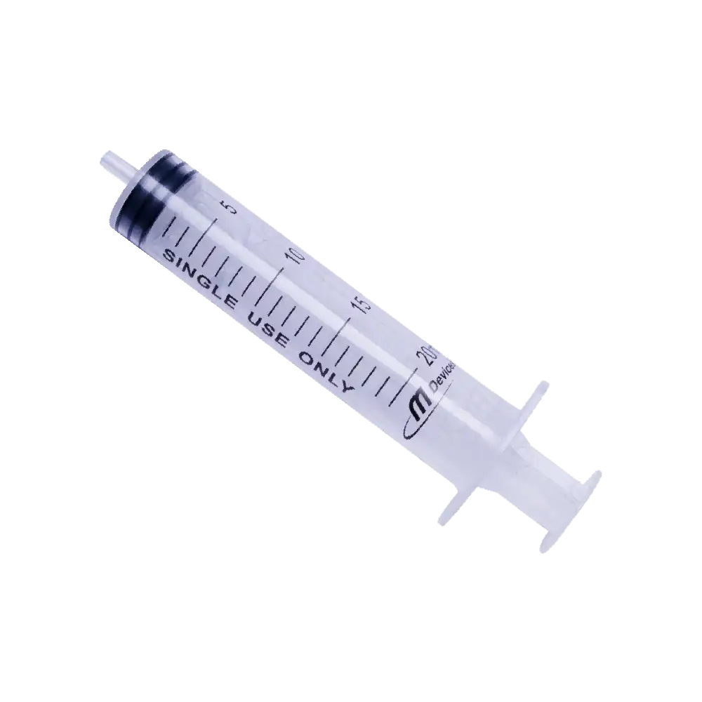 Luer sip syringe - 20ml, Eccentric nozzle — 20ML Luer sip Nozzle Syringe for precise application for DTG & DTF printers
