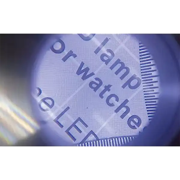 magnifying loupe magnifying glass image 3 — Optical Glass 10x Magnifier Loupe with measurement for DTG & DTF printers
