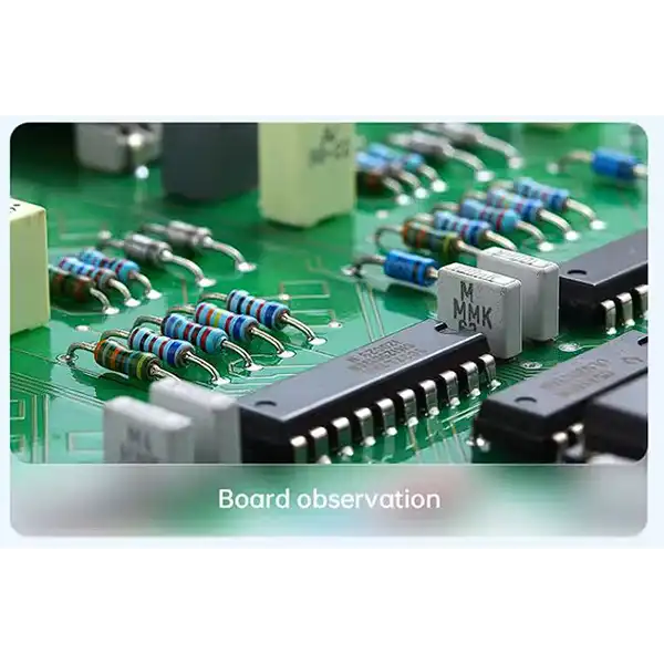 Microscope 4 circuit board close up — 2MP 1000X WiFi Digital Microscope Camera Mobile Phone for DTG & DTF printers
