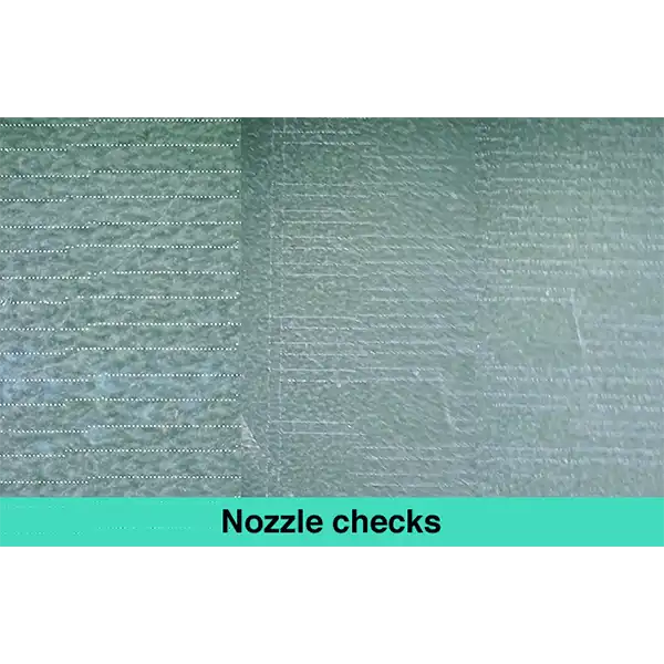 Microscope 5 nozzle check — 2MP 1000X WiFi Digital Microscope Camera Mobile Phone for DTG & DTF printers

