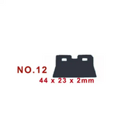 printer wiper blade no:12 — Eco-Solvent Printer Printhead Wiper Blades for DTG & DTF printers