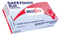 Small powder free medical gloves - Blue — Blue Powder Free Vinyl Examination Gloves - Box for DTG & DTF printers
