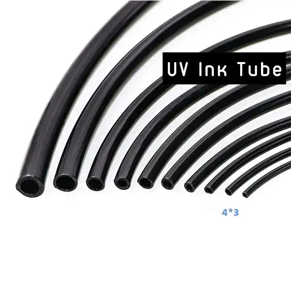 UV silicone ink tube 4x3 — UV Ink Tube Single Line Feeding ink Line. 1M length for DTG & DTF printers

