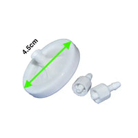 white 4.5cm disk filter  — Disk ink filter - Pigment inks for DTG & DTF printers